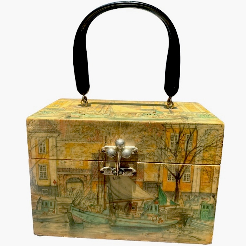 Vintage Billie Ross of The Palm Beaches -Swedish Box Purse